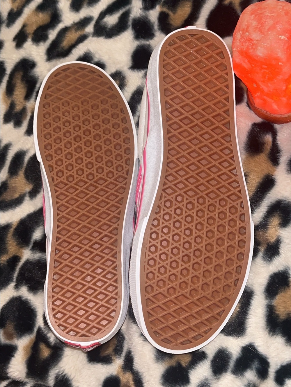 Vans Fuchsia & White Checkerboard Slip-On Sneakers - Picture 5 of 5